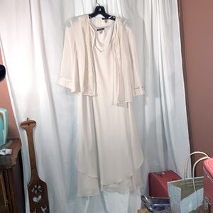 Le Bos Dress with Sheer Shinmery Jacket - 16